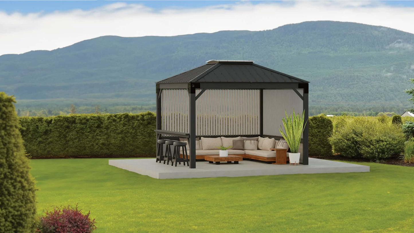 Visscher Savannah Gazebo with Skylight – 11x11 – view 2