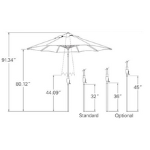 Load image into Gallery viewer, Treasure Garden - 9' Auto Tilt - black/lemon(C)