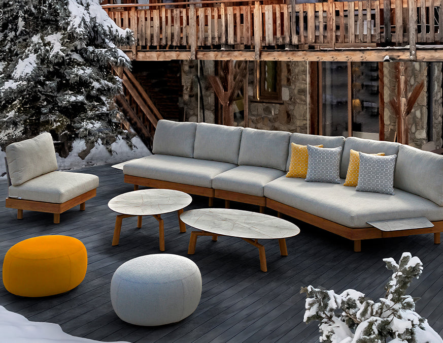 LOUNGE - Round coffee table - By Couture Jardin
