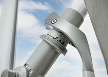 Load image into Gallery viewer, Treasure Garden - AKZ Plus 10' x 13' Rect. Cantilever Umbrella - black / bliss pebble (A)