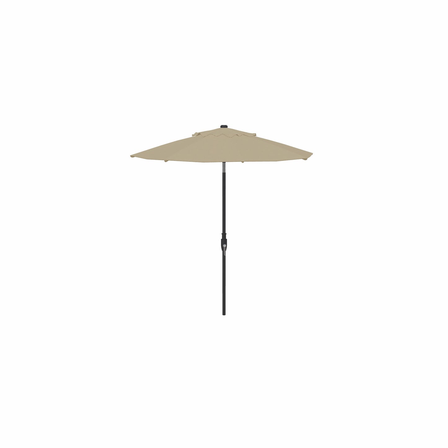 7.5' Glide Tilt Market Sunbrella® Umbrella – Black/Cast Ash