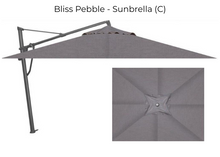 Load image into Gallery viewer, Treasure Garden - AKZ Plus 10' x 13' Rect. Cantilever Umbrella - black / bliss pebble (A)