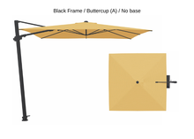 Load image into Gallery viewer, Treasure Garden - AG25T 10' Square Cantilever Umbrella - black / buttercup (A) Sunbrella®