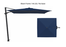 Load image into Gallery viewer, Treasure Garden - AG25T 10' Square Cantilever Umbrella - black / ink (A) Sunbrella®