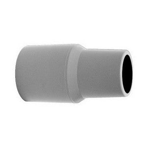 Hose cuff, 1-1/4, White, Non Swivel