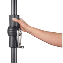 Load image into Gallery viewer, Treasure Garden - 9' Octagon - Collar Tilt - anthracite/pathway pumice stripe (A) Sunbrella®