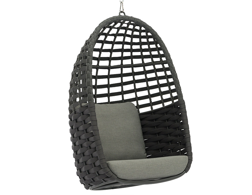 HUG Hanging Chair - Anthracite - by Couture Jardin