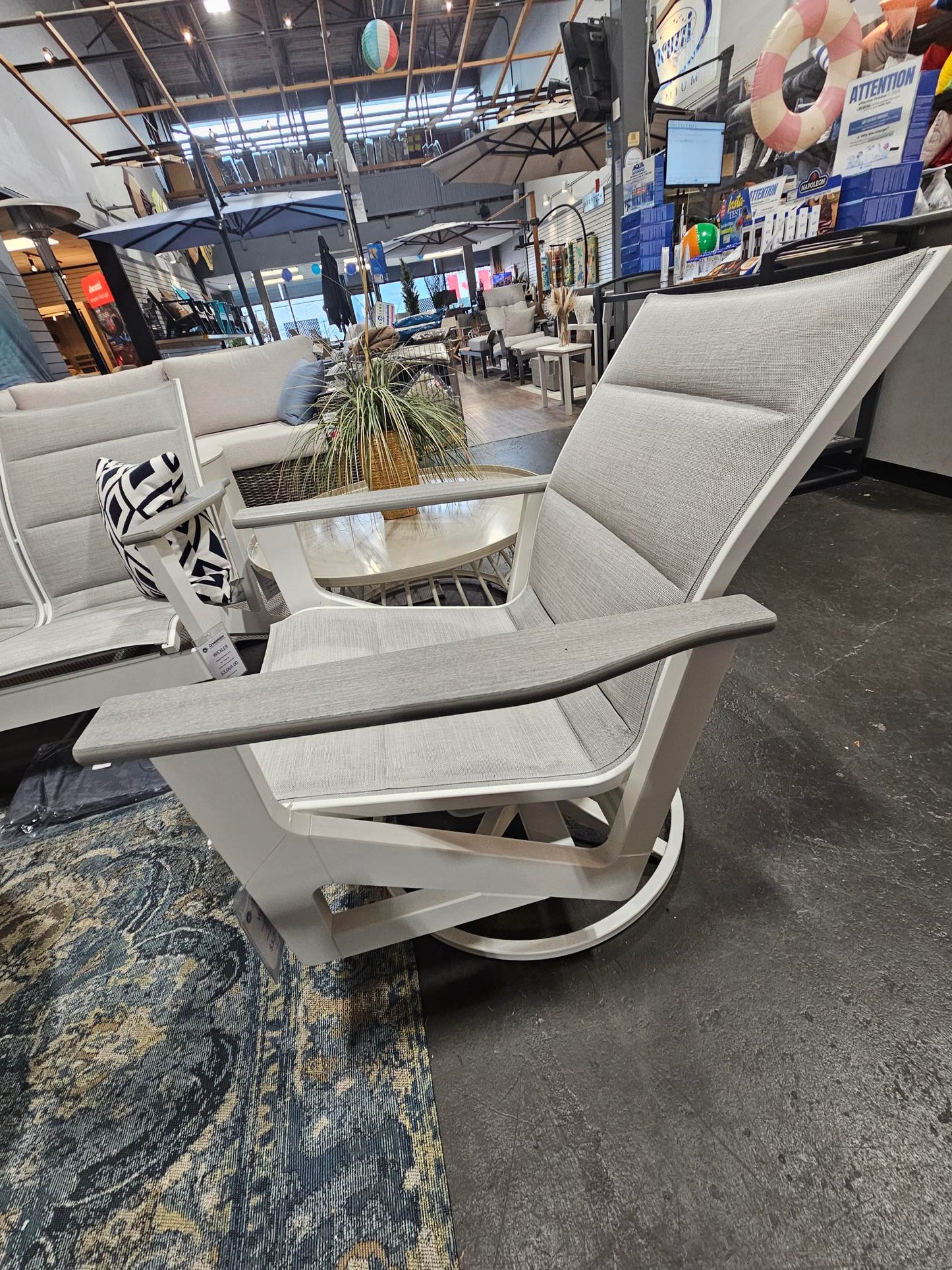 Wexler Padded Swivel Rocker  - Floor Model - By Telescope
