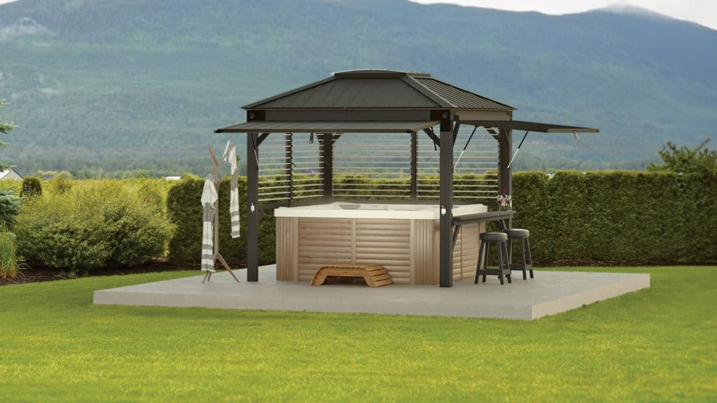 Visscher Sedona Gazebo with Skylight – 9x9 – view 3