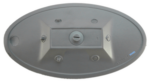 2472-828 (Jacuzzi®) Pillow: Oval Silver Snap-in Headrest, J-200 and J-100 Series (2005–Present)