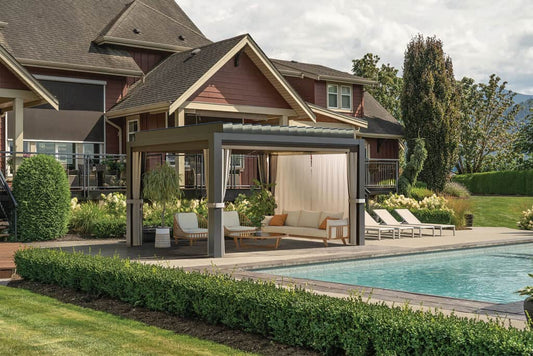 Visscher Stella Motorized Louver Pergola – 11x11