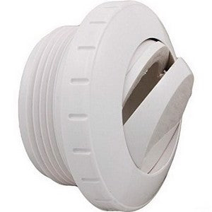 WW Threaded Fitting, Slotted Eyeball Fitting - White