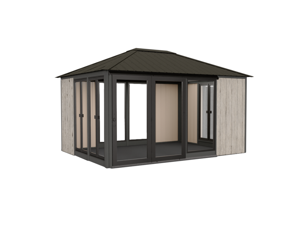 Visscher Cypress Folding Door Gazebo – 11x14