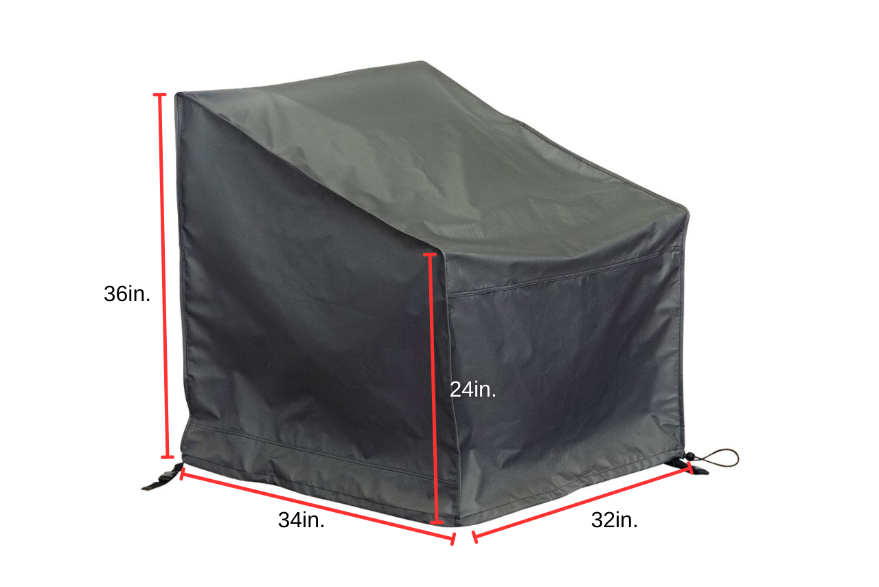 Slicker - High Back Chair Cover (32W x 34D x 36/24H) - 51951