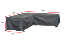 Load image into Gallery viewer, Slicker - Deep Box Sectional Cover (128LL x 102LR x 40D x 28H) - 51999

