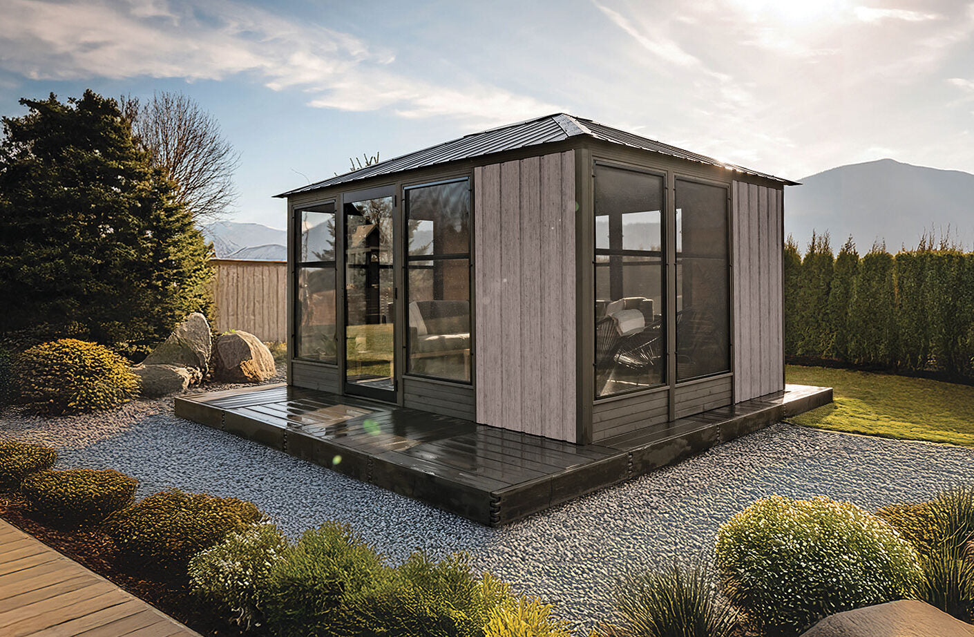 Visscher Hudson Fully Enclosed Gazebo – 11x14 – view 5