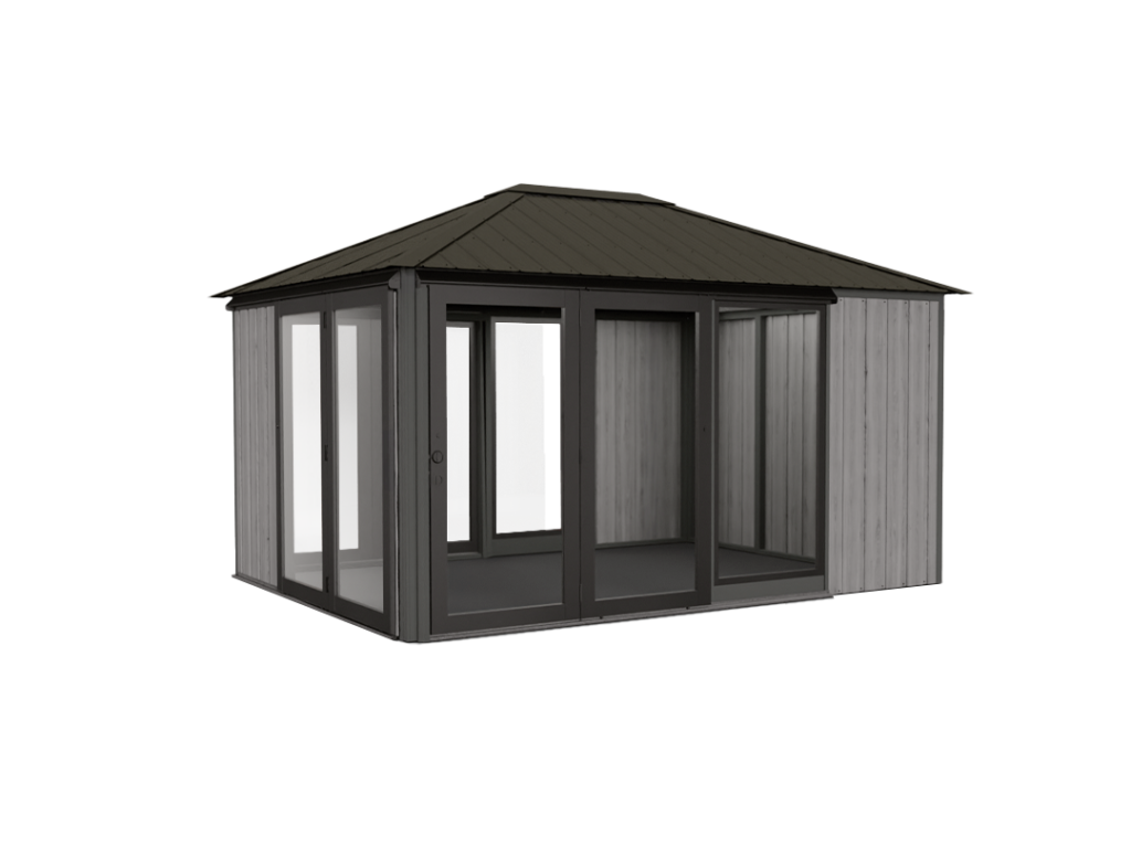 Visscher Timothy Triple Door Gazebo – 11x14 – view 2