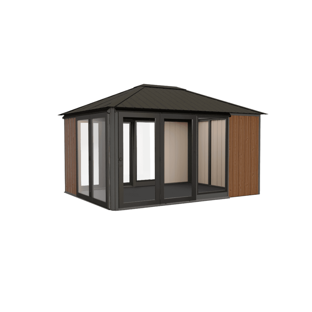 Visscher Timothy Triple Door Gazebo – 11x14