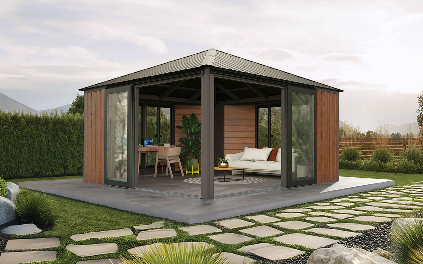 Visscher Thompson Dual Door Gazebo – 11x11 – view 3