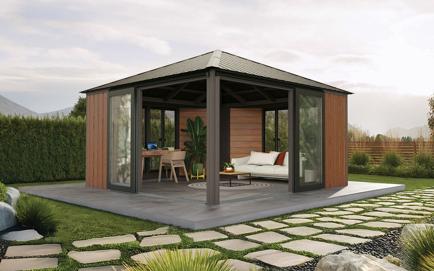 Visscher Thompson Dual Door Gazebo – 11x14 – view 3
