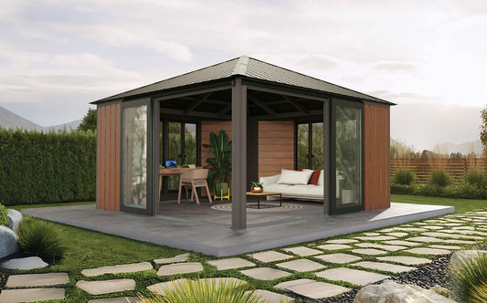 Visscher Thompson Dual Door Gazebo – 14x14 – view 2