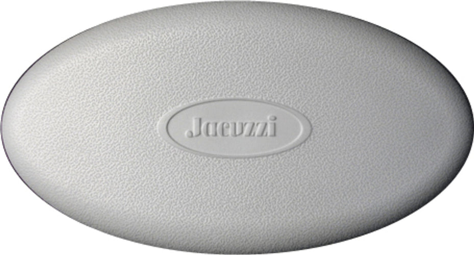 2472-828 (Jacuzzi®) Pillow: Oval Silver Snap-in Headrest, J-200 and J-100 Series (2005–Present)