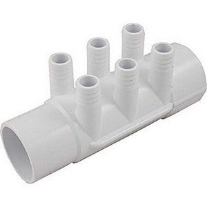 3/4 Ribbed Manifold, 2S x 2Spg x (6) 3/4 RB
