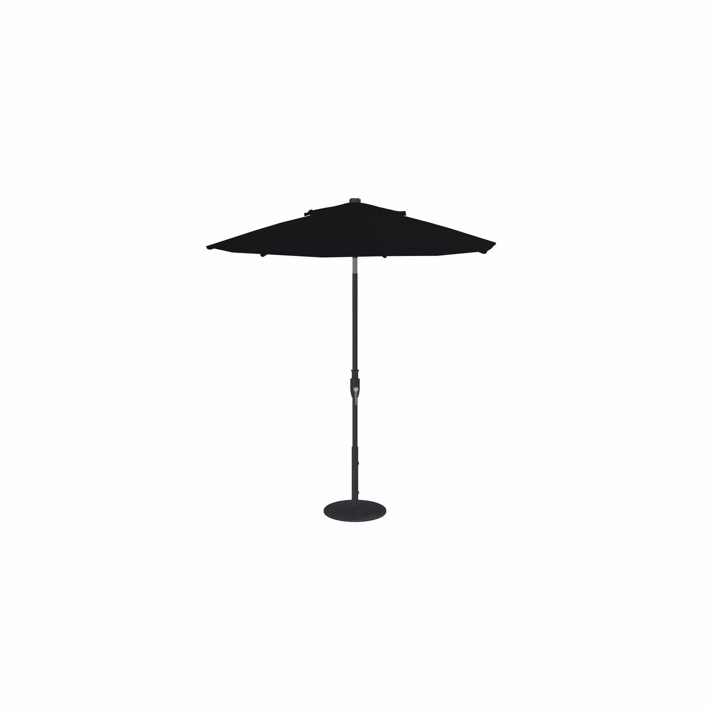 7.5' Glide Tilt Market Obravia Umbrella – Black/Black