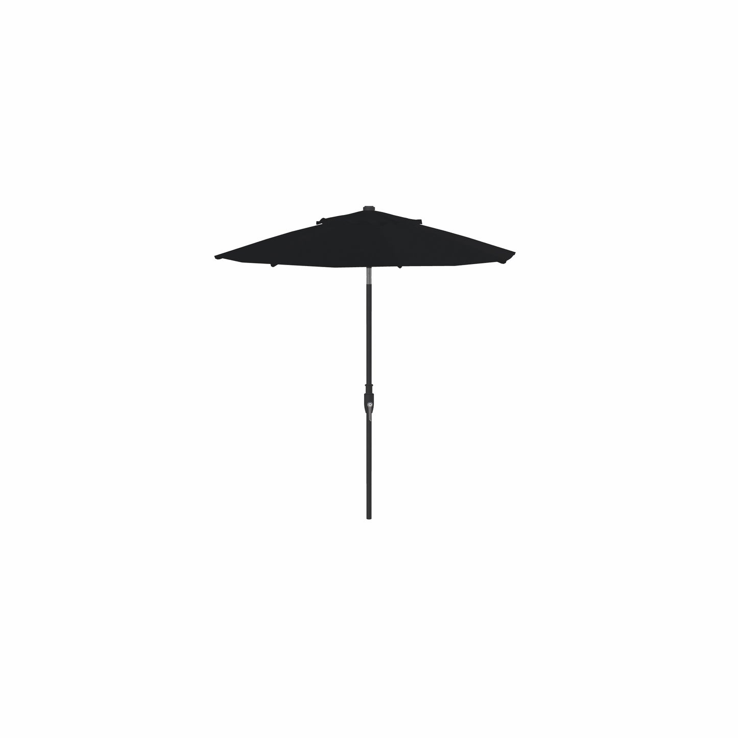 7.5' Glide Tilt Market Sunbrella® Umbrella – Black/Black