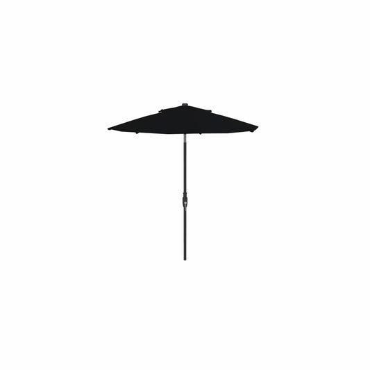 7.5' Glide Tilt Market Obravia Umbrella – Black/Black