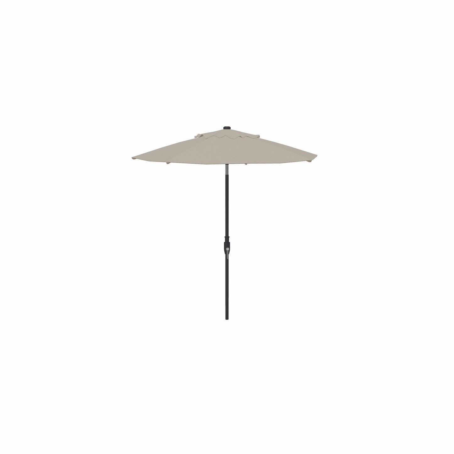 7.5' Glide Tilt Market Sunbrella® Umbrella – Black/Cast Silver