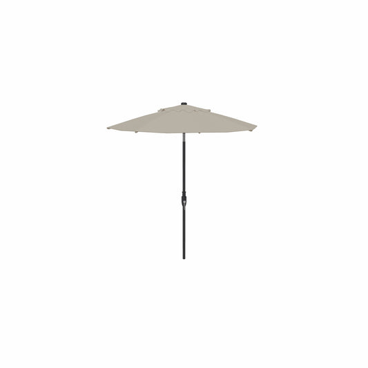 7.5' Glide Tilt Market Sunbrella® Umbrella – Black/Cast Silver