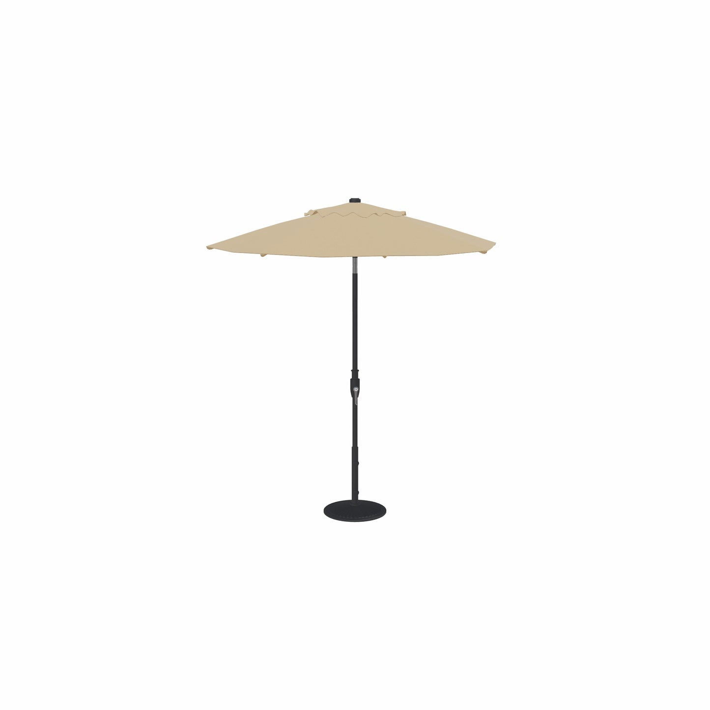 7.5' Glide Tilt Market Obravia Umbrella – Black/Champagne