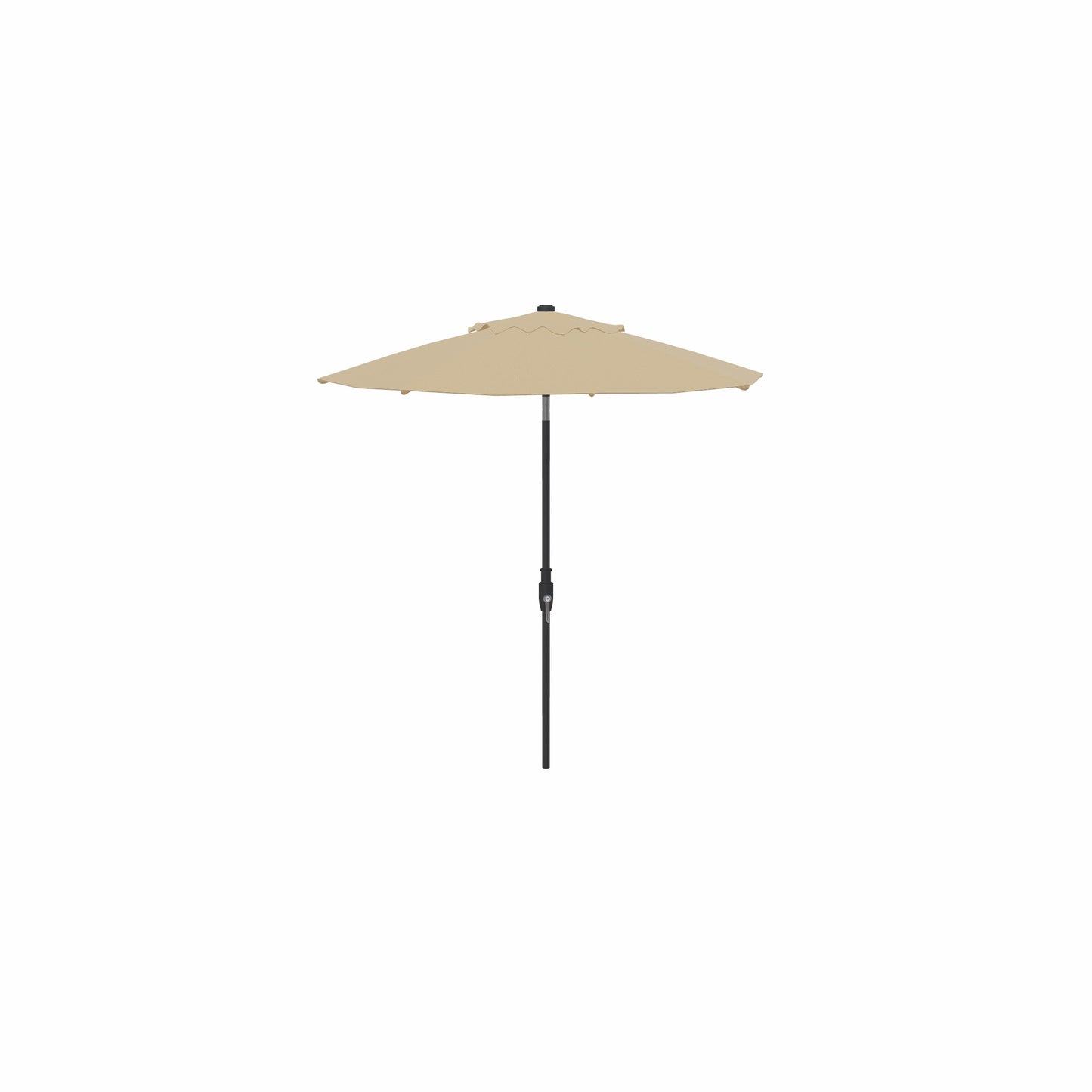 7.5' Glide Tilt Market Obravia Umbrella – Black/Champagne