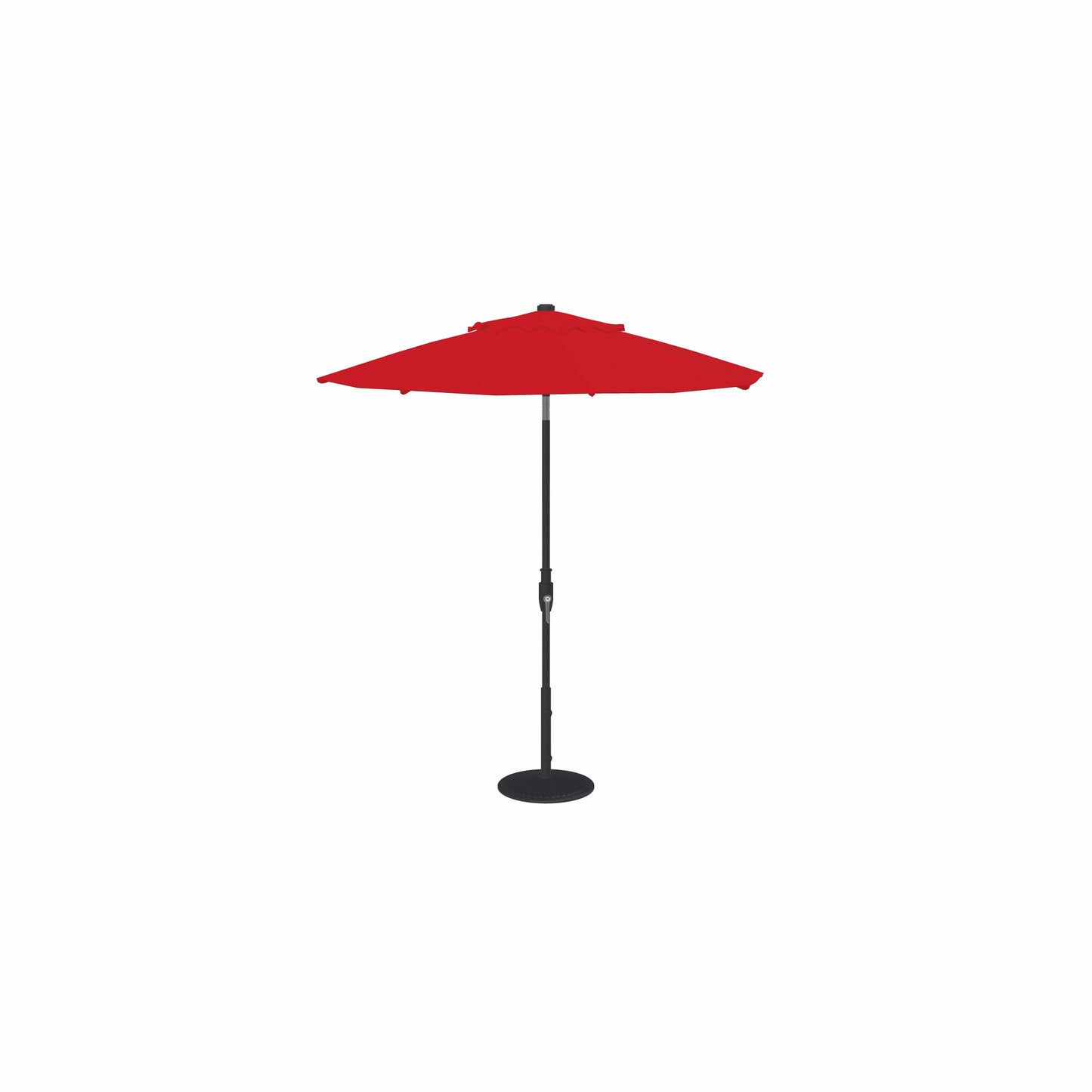 7.5' Glide Tilt Market Sunbrella® Umbrella – Black/Jockey Red