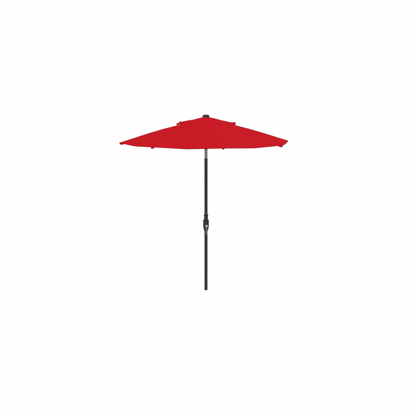 7.5' Glide Tilt Market Sunbrella® Umbrella – Black/Jockey Red