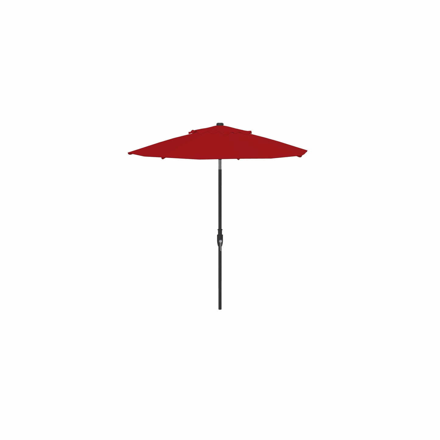 7.5' Glide Tilt Market Obravia Umbrella – Black/Red
