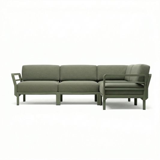 Nardi Maximo 4 Piece Sectional Set - Cactus / Timo