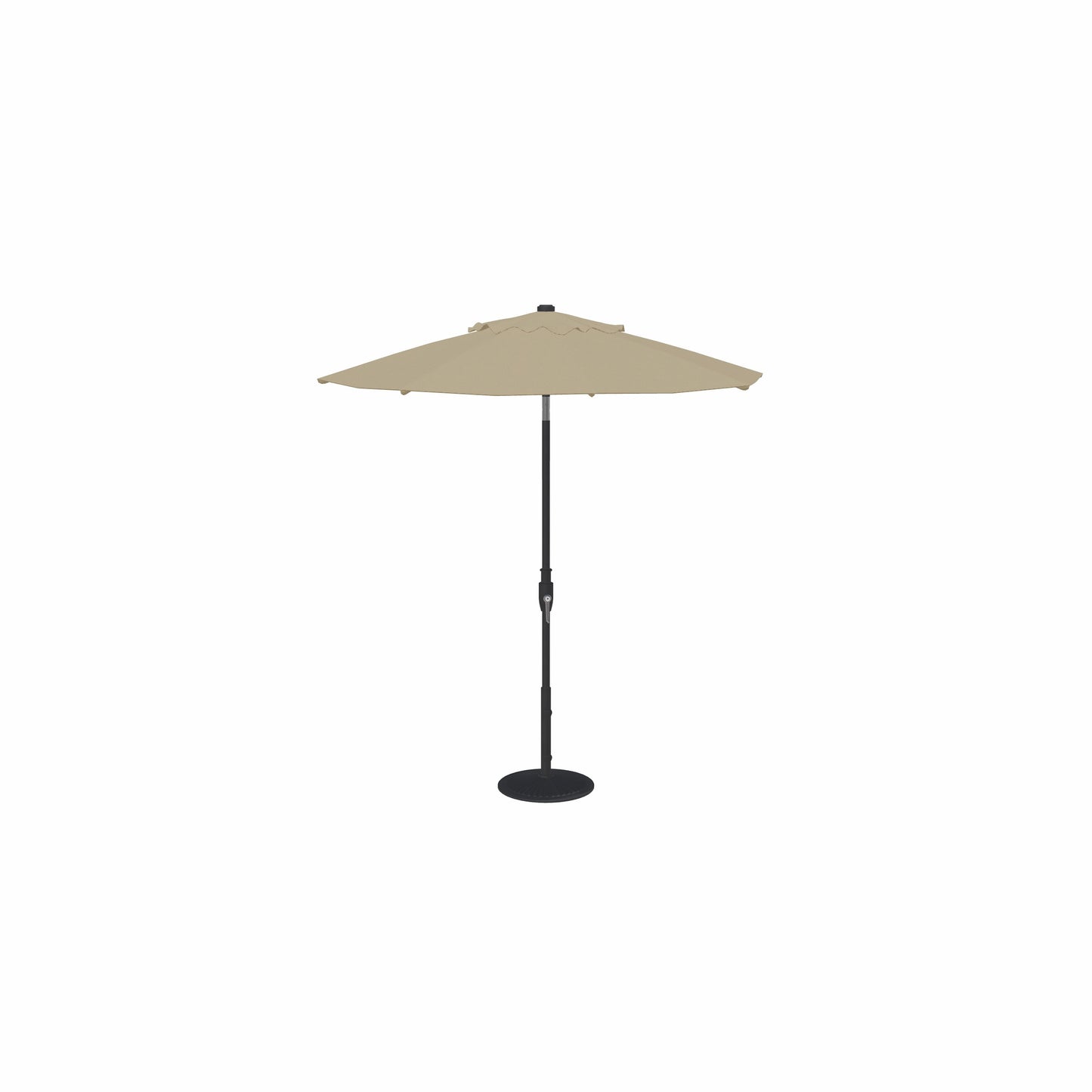 7.5' Glide Tilt Market Sunbrella® Umbrella – Black/Cast Ash