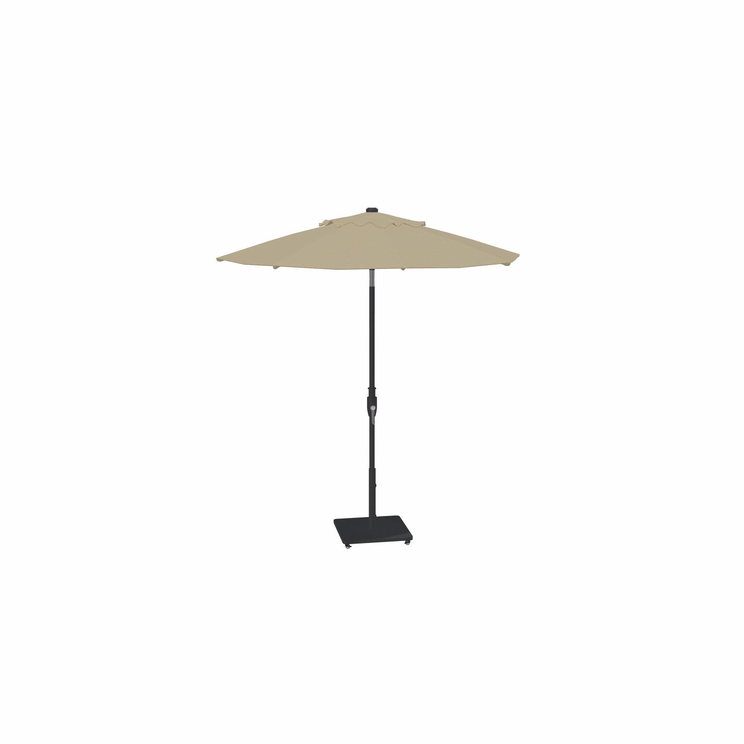 7.5' Glide Tilt Market Sunbrella® Umbrella – Black/Cast Ash