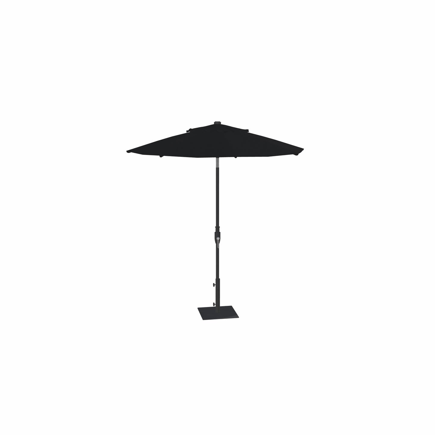 7.5' Glide Tilt Market Sunbrella® Umbrella – Black/Black