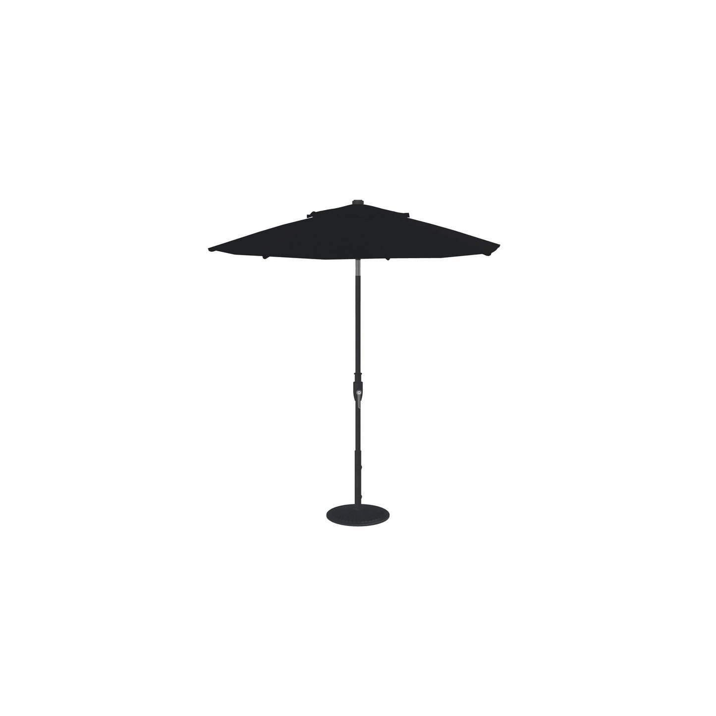 7.5' Glide Tilt Market Sunbrella® Umbrella – Black/Black