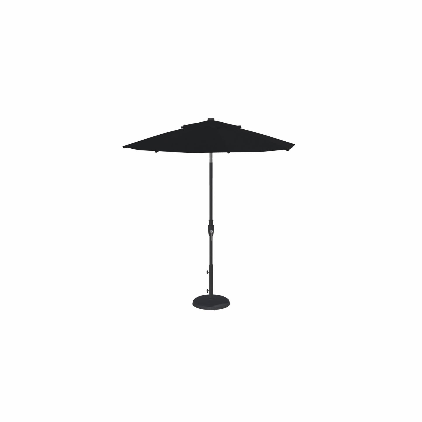 7.5' Glide Tilt Market Sunbrella® Umbrella – Black/Black