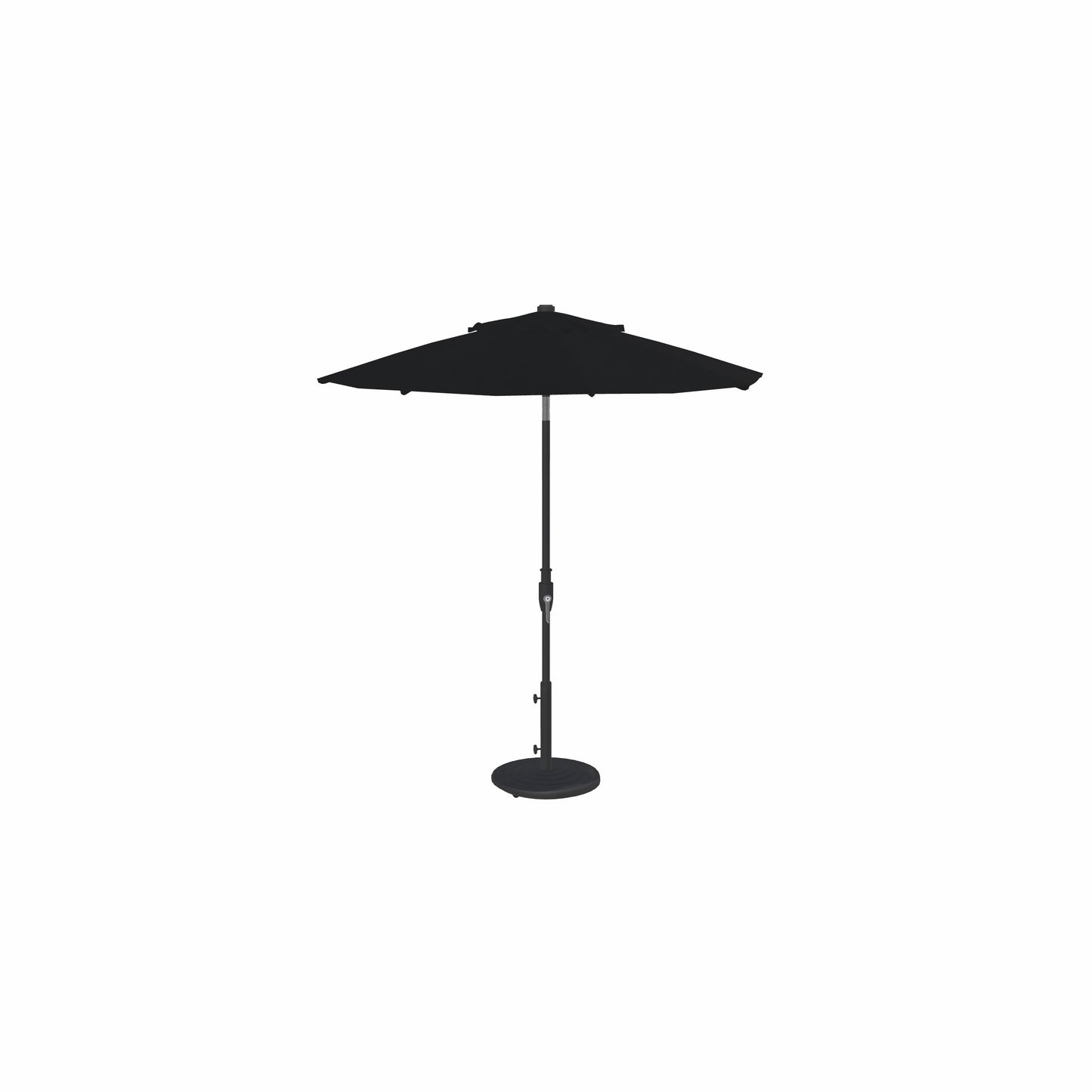 7.5' Glide Tilt Market Sunbrella® Umbrella – Black/Black