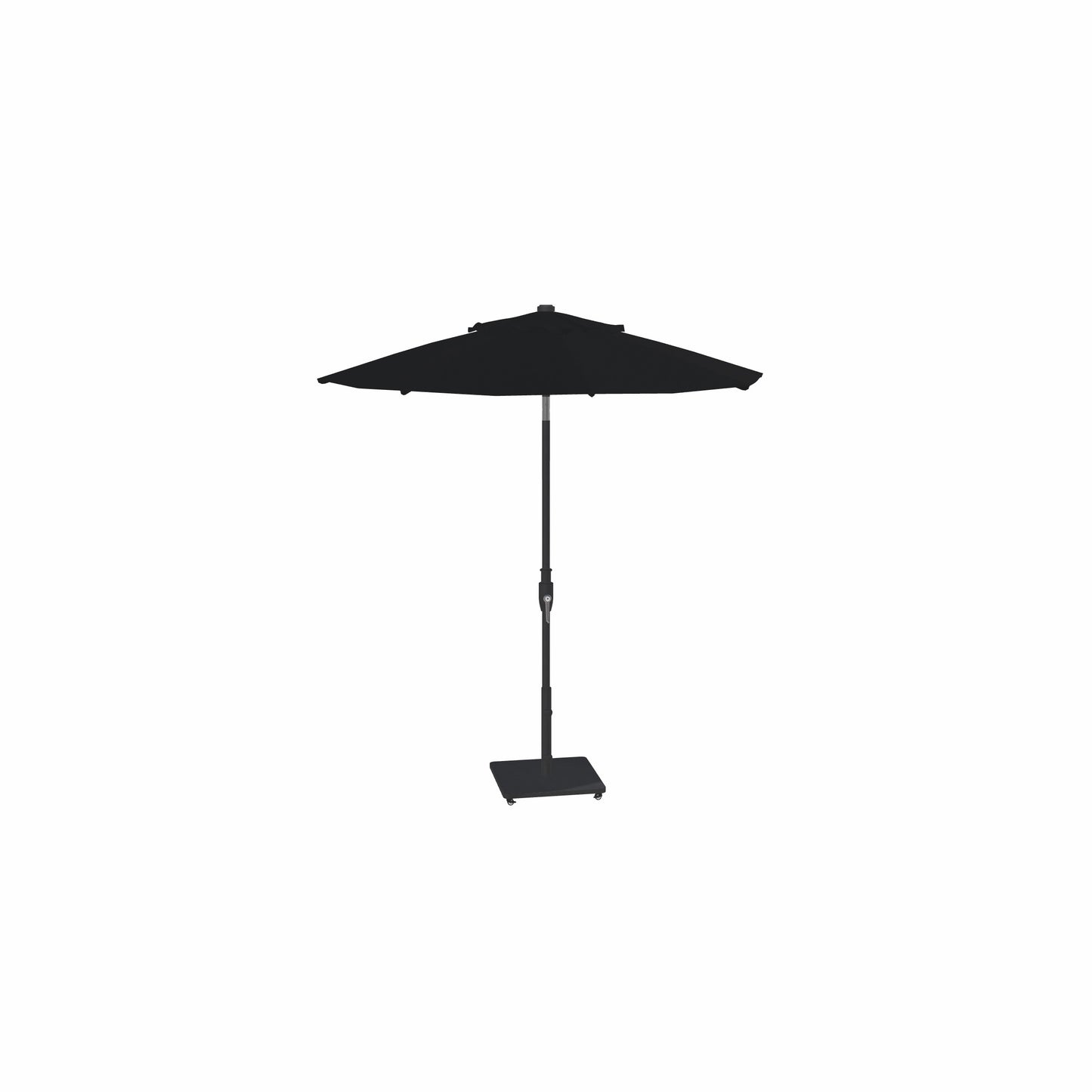 7.5' Glide Tilt Market Sunbrella® Umbrella – Black/Black