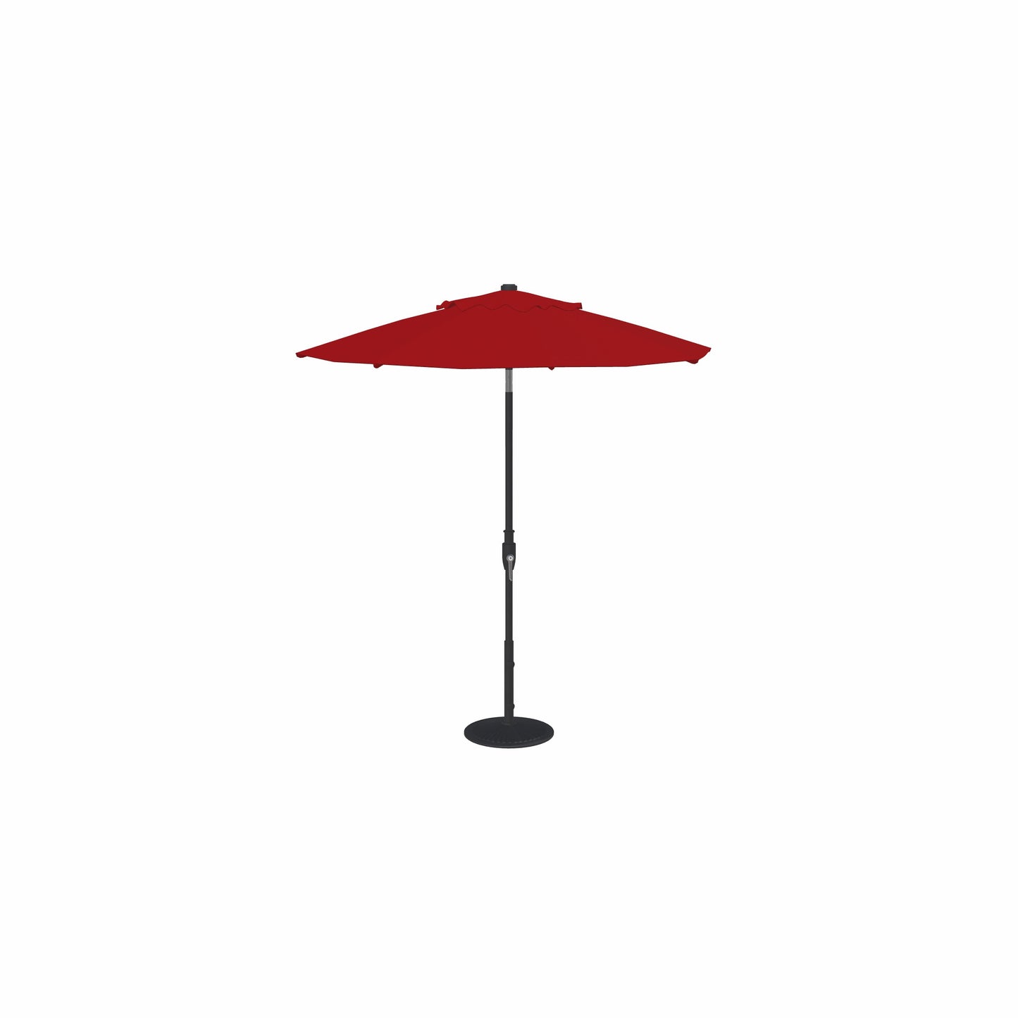 7.5' Glide Tilt Market Obravia Umbrella – Black/Red