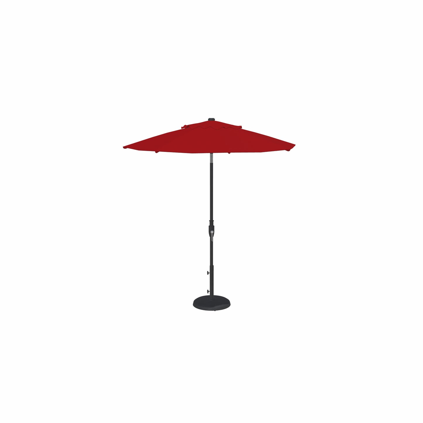 7.5' Glide Tilt Market Obravia Umbrella – Black/Red