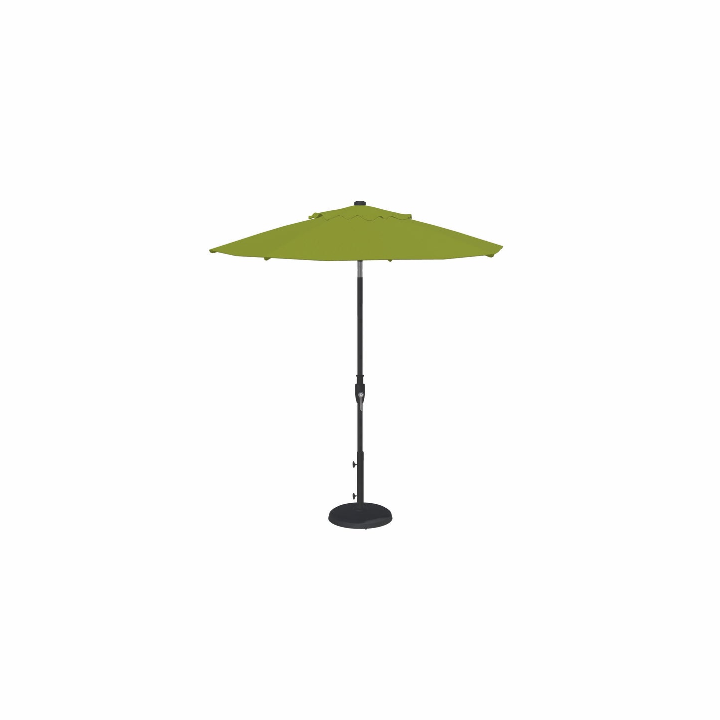 7.5' Glide Tilt Market Obravia Umbrella – Black/Kiwi