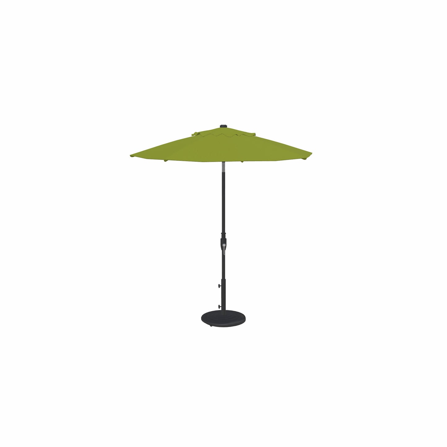 7.5' Glide Tilt Market Obravia Umbrella – Black/Kiwi