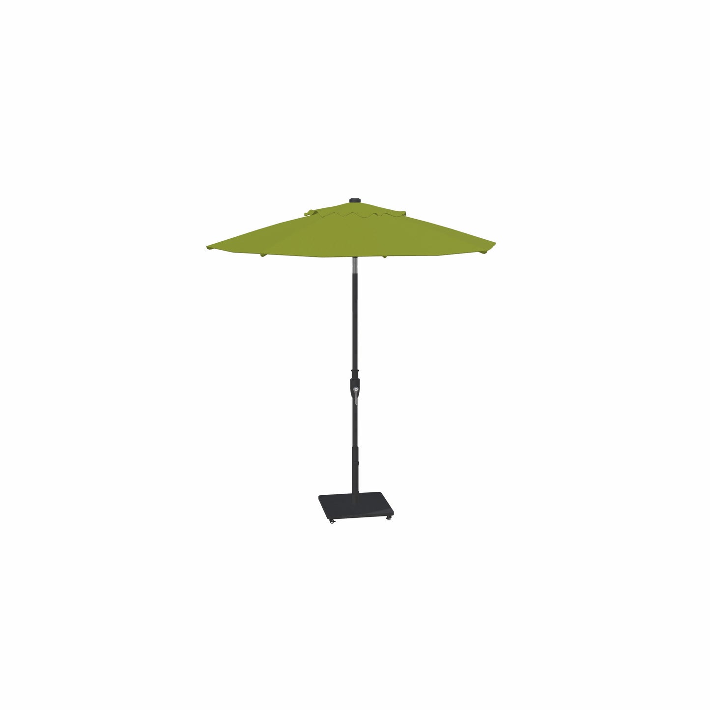 7.5' Glide Tilt Market Obravia Umbrella – Black/Kiwi